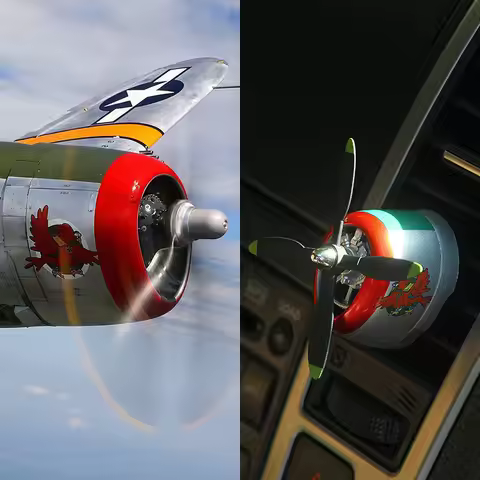 fragrance 2026 P47Thunderbolt fighter aircraft model decoration car vent plane air freshener Aircraf