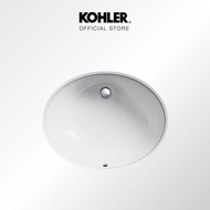 KOHLER 19" Caxton® Oval Undercounter Lavatory, K-2211X-0
