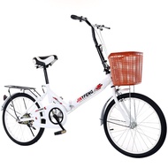 Jie 'An Foldable Bicycle Women's Ultra-Light Portable Bicycle Small Wheel Speed Change 20-Inch 16 Adult Adult Adult