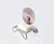 免鑽孔 貼掛系列　不鏽鋼肥皂架　肥皂盤　肥皂盒　菜瓜布架