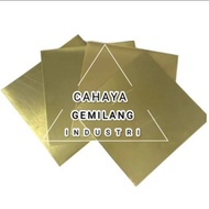 Brass Plate 0.7mm x 36cm x 60cm - Brass Plate