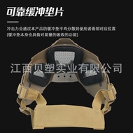 Halloween Cyberpunk Mask Half Face Tactical Mask Mechanical Iron Samurai Mask Special Base