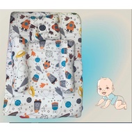 BABY BED 4 PCS [PILLOW, 2BLOSTER, BED]