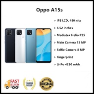 OPPO A15s - 6GB RAM + 128GB ROM 6.52 Inches 13MP LTE - Original Smartphone Free Full Set