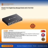 ES206GP Omada 6-Port Gigabit Easy Managed Switch with 4-Port PoE+