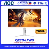 AOC Q27G4/WS 27" 2560×1440 QHD 200Hz HDR IPS Gaming Monitor itw