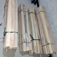Kayu Papan Bekas Palet Super / Kayu Lokal Keras 110x10x2 cm (Isi 10 Batang)