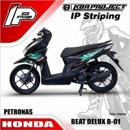 BEAT DELUXE striping BEAT DELUXE motor HONDA motor sticker variasi