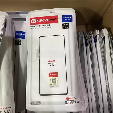 5PCS G+OCA PRO Front Glass Lens Screen TCanel with OCA For Xiaomi Redmi Note 10 Note10 Pro note10s N