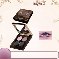 Haggard  Four-Color Eyeshadow Palette Smoky Pink Brown Playful Makeup Matte Shimmer Low Saturation M