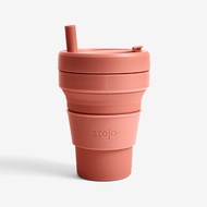 Stojo｜折疊伸縮杯 16oz - 荳蔻褐