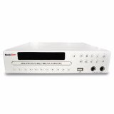 MediaCom MCI Mini Pro DVD Karaoke Player (White) with Free MediaCom MCI 380 Corded Mic 9EWp