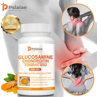 Premium Glucosamine Chondroitin MSM Supplement with Turmeric and Boswellia - Glucosamine Sulfate Supports Joint Health Suitable for Men and Women