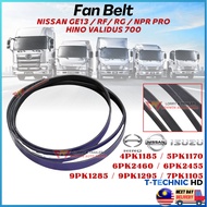 Fan Belt Tali Kipas Lorry Nissan GE13 4PK1185 5PK1170 RF RG 9PK1285 9PK1295 / NPR PRO 7PK1105 / Hino