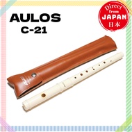 AULOS Pipit C-21 Fife C Key Transverse Flute Beginner Instrument School Use Lightweight Durable ABS