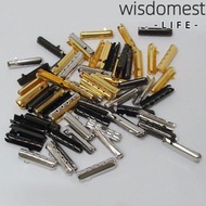 WISDOMEST 50pc Metal Aglets - Shoe Lace Tips Accessory