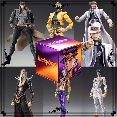 JoJo's Bizarre Adventure Mystery Blind Box Figures Classic Roles PVC Toys Surprise Box Ornament Gift