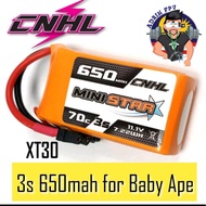 CNHL MiniStar 650mAh 11.1V 3S 70C Lipo Battery with XT30 Plug