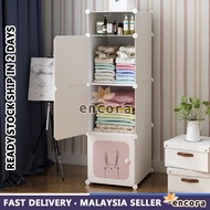 Encora Kids Cartoon Design Cube Cabinet Stackable Kids Clothes Toys Blankets Organizer Plastic Cupbo