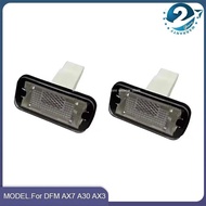 2pcs Rear License Plate Light For DFM DongFeng AX7 A30 AX3auto parts Car decoration