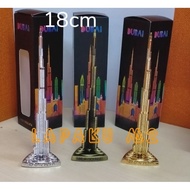 Burj Khalifa Dubai Tower Miniature 18cm Landmark Sculpture