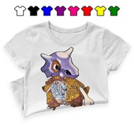 Tshirt Pokemon Cubone Budak Lelaki T Shirt Murah Baju Perempuan Tidur Kanak Women Cotton Kemeja Baby