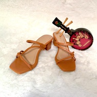 Gia HEELS in Choco Tan ll SLIDE HEELS HEELS HEELS Women's HEELS Tofu HEELS