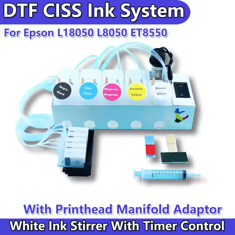 L18050 ET-8550 DTF CISS Convert Kit Printhead Adaptor Manifold Ink Damper For Epson XP600 L8050 L818