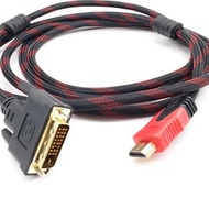 HDMI to DVI Cable HDMI to DVI Converter Cable - Umbrella mesh wire - With Anti-Interference Unit