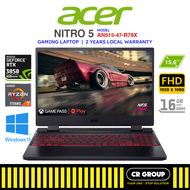 Acer Nitro 5 AN515-47-R79X - AMD Ryzen 7 7735HS - GeForce RTX 3050 4GB - 16GB DDR5 RAM - 512GB SSD (2Yrs Agent)