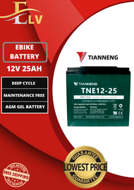 Electric ebike Battery  Tianeng Brand 12v-25ah