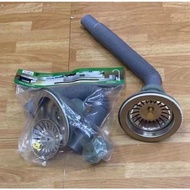 【Small Tools】◊ Sink Fitting lavatory/Lababo Flexible P-trap/ Hose Ptrap / PVC 1-1/4for Kitch