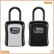 ELAINE Key Storage , Hanging Design 4 Digit Code Password Key Box,  Waterproof Steel Wire Key Organi