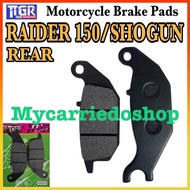 LY TTGR Motorcycle Brake Pads Rear : Sho Rear / Raider 150 Rear /Trinity Rear /Sniper Mx /Tfx150
