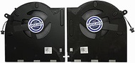 Replacement CPU and GPU Cooling Fan for Dell Alienware M17 R3 R4 0H5TYJ 0CNV63 DC28000ROSL EG50061S1