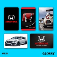 GLOSSY Honda TnG Card STICKER NFC STICKER Waterproof Thick Hard Material Honda Touch n Go Card STICKER 本田 TnG 贴纸