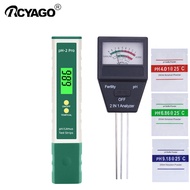RCYAGO 2pcs Water Litmus PH Meter Soil Meter Fertilizer Meter Soil PH Meter Water Soil PH Meter for 