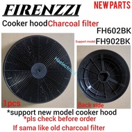 (SUPPORT NEW MODEL) FIRENZZI Cooker Hood Charcoal Filter FH902BK FH602BK FCH9368ACX (1PC)