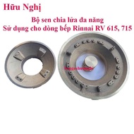 MÂM SEN CHIA LỬA + ĐẦU HÂM BẾP GAS RINNAI RV-615SLIM RV-715SLIM