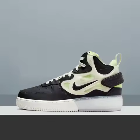 Nike Air Force 1 Mid Top Unisex Classic Sneakers, Cushioned Comfort Durable Design for Casual Street