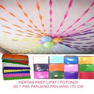 Colorful Crepe Paper/Colorful Cut Crepe Paper/Party Decoration Paper Crepe Paper