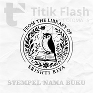 Ex Libris Book Stamp Book Name Stamp Library Stamp Collection