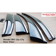 Honda CRV 2012 2013 2014 2015 2016 2017 Door Visor / Mugen Door Visor / Injection With Stainless Ste