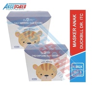 Masker Anak Duckbill Dr. ITC [1 Box/50 Pcs] / Masker Medis Anak 3 Ply