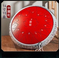全城熱賣 - 空靈鼓（14寸15音荷花--中國紅）