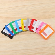 Two sided Transparent Protective Case Badge Holder Vaccination Record Card ID Card Holder Protective