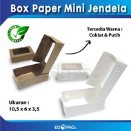 Cake Box - Cake Box - Donut Box - Box POLOS - MINI - 10.5x6x3.5 cm Food Storage Container