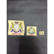 Sticker Logo Johor Reflective