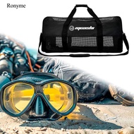 Ronyme Waterproof Mesh Snorkeling Duffel Bag 60L Travel Storage Tote for Diving Fins Wetsuit Equipme