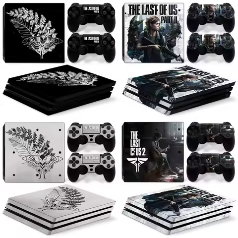 For PS4 Pro Console and 2 Controllers Skin Sticker PS4 Cool Design Protective Vinyl Wrap Cover Full 